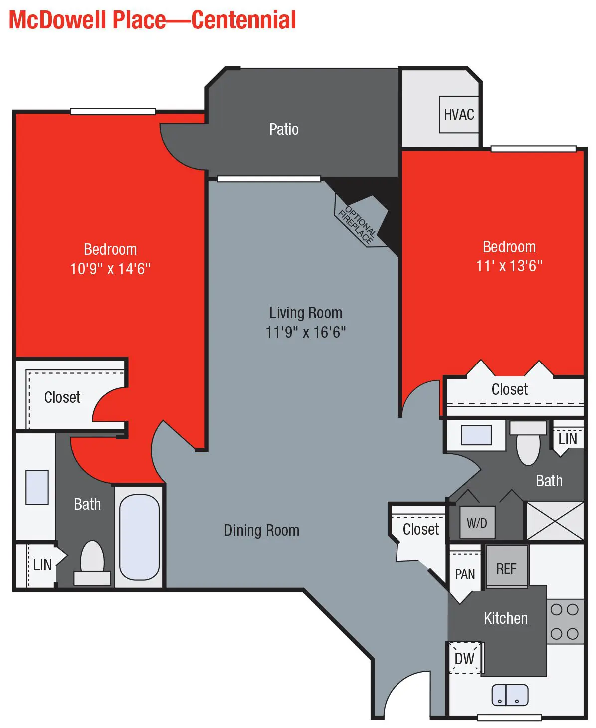 Apartments For Rent TGM McDowell Place - Centennial