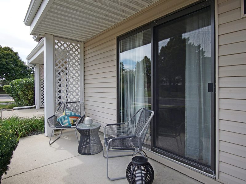 This image exhibits the private patio or balcony that was ideal for relaxation and leisure activity while glimpsing the scenic view of TGM McDowell Place.